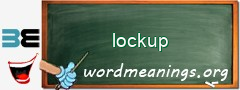 WordMeaning blackboard for lockup